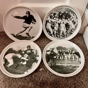 Potterybarn Football Snack Plates